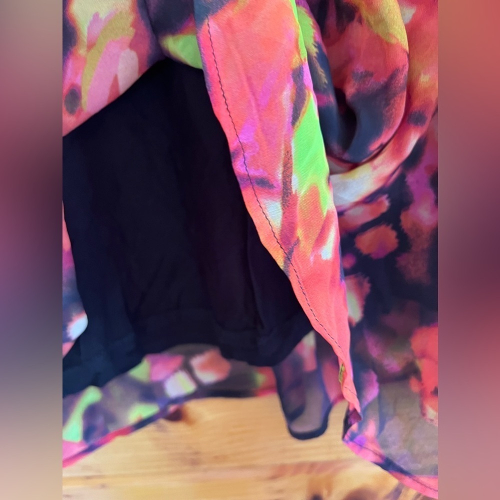 Cynthia Rowley Cold Shoulder Top Size Large - Picture 4 of 5